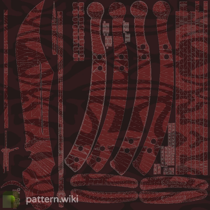 Butterfly Knife Slaughter seed 816 pattern template