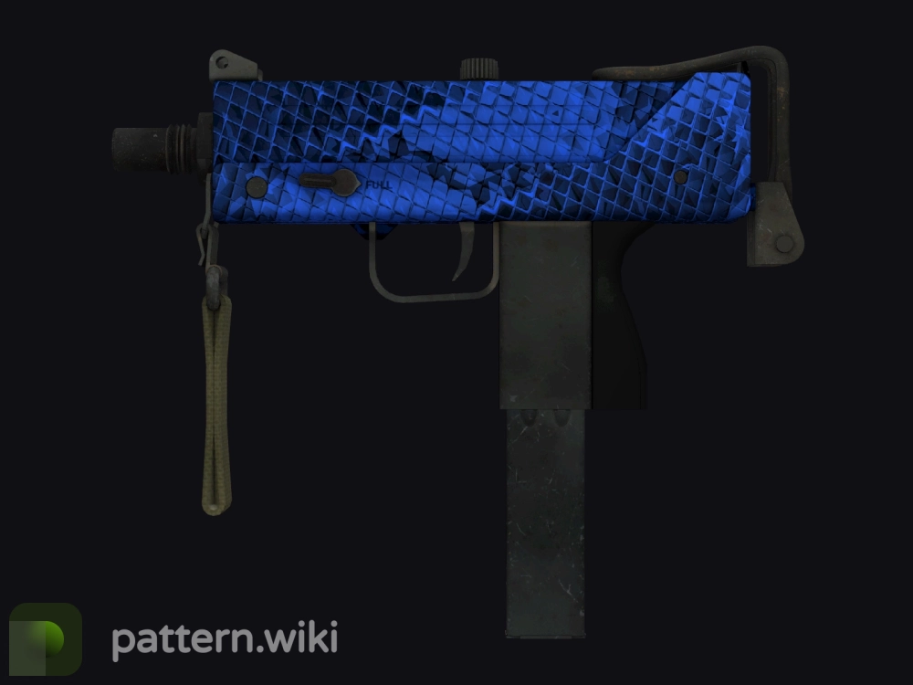 MAC-10 Lapis Gator seed 71