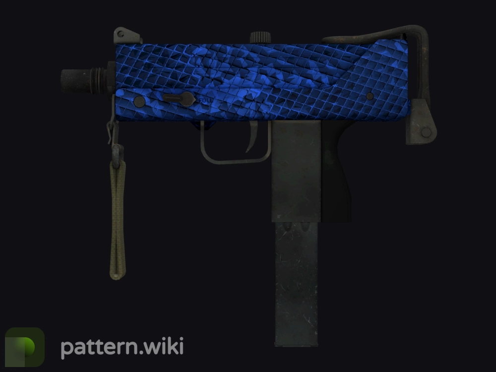 MAC-10 Lapis Gator seed 345