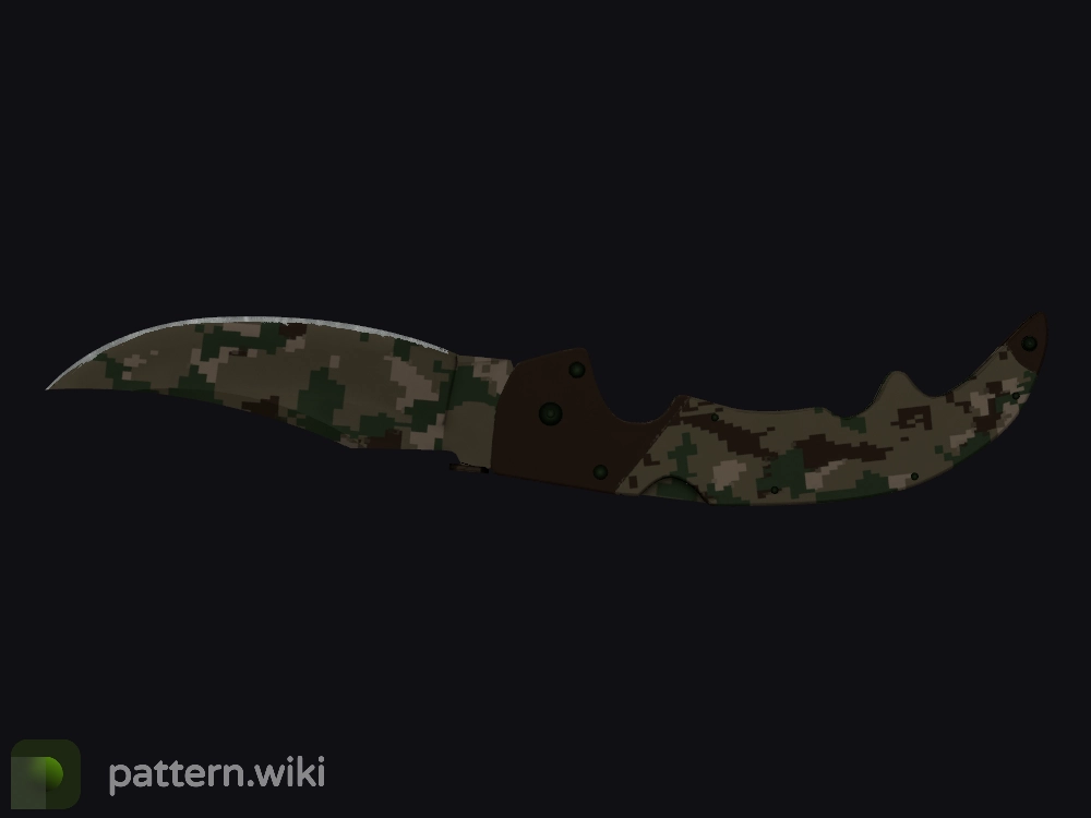 Falchion Knife Forest DDPAT seed 120