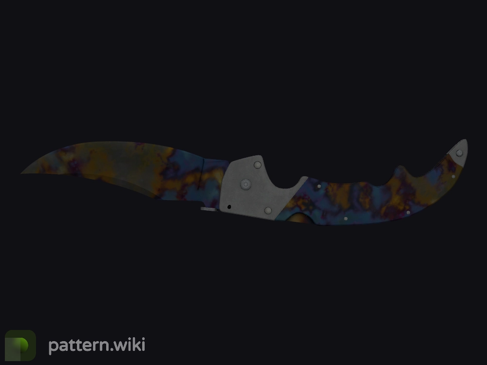 Falchion Knife Case Hardened seed 337