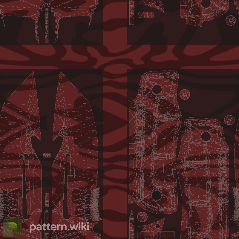 Survival Knife Slaughter seed 614 pattern template