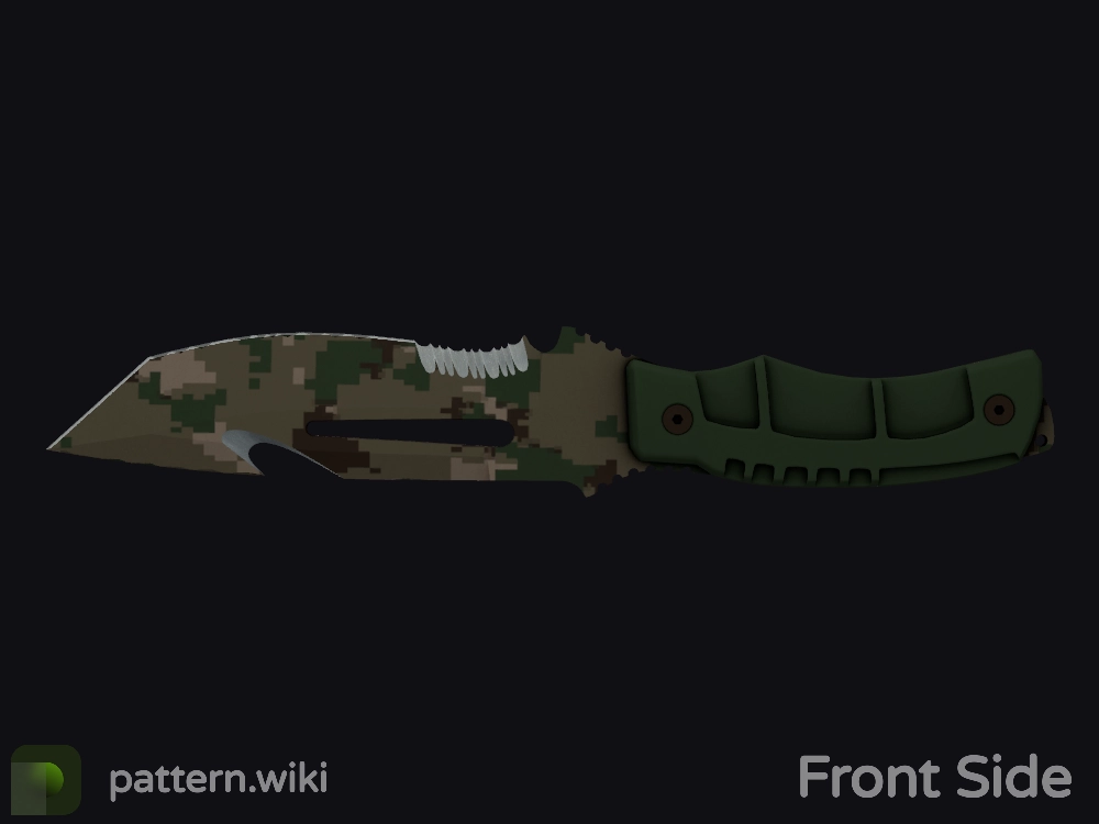 Survival Knife Forest DDPAT seed 408