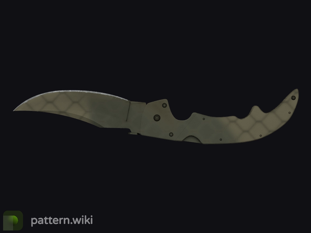 Falchion Knife Safari Mesh seed 486