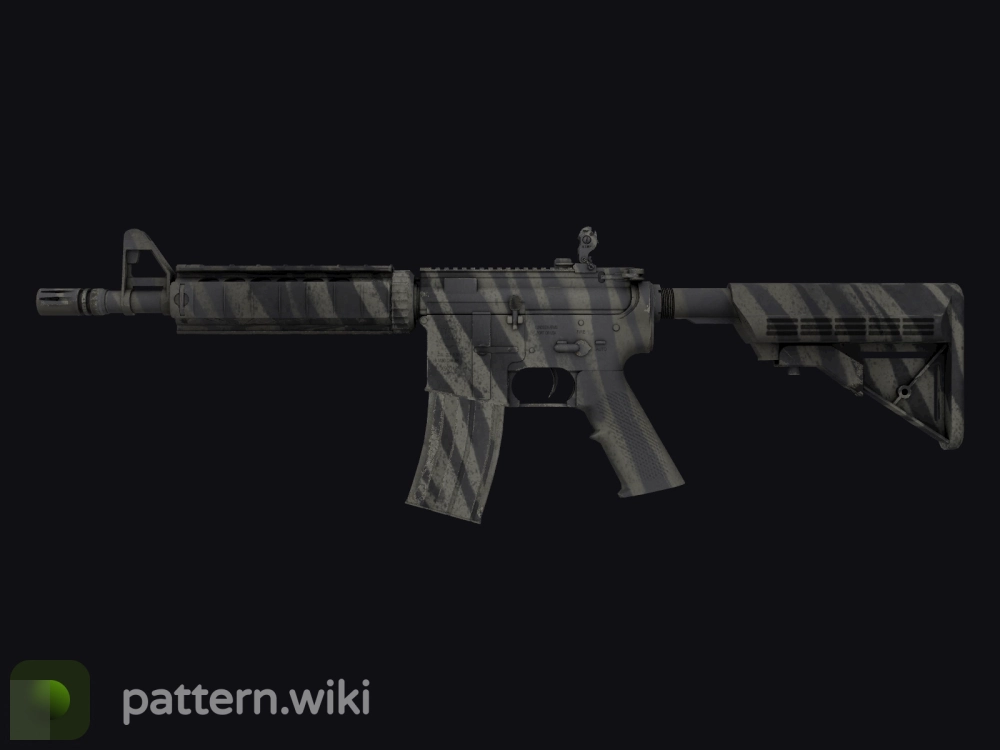 M4A4 Faded Zebra seed 514