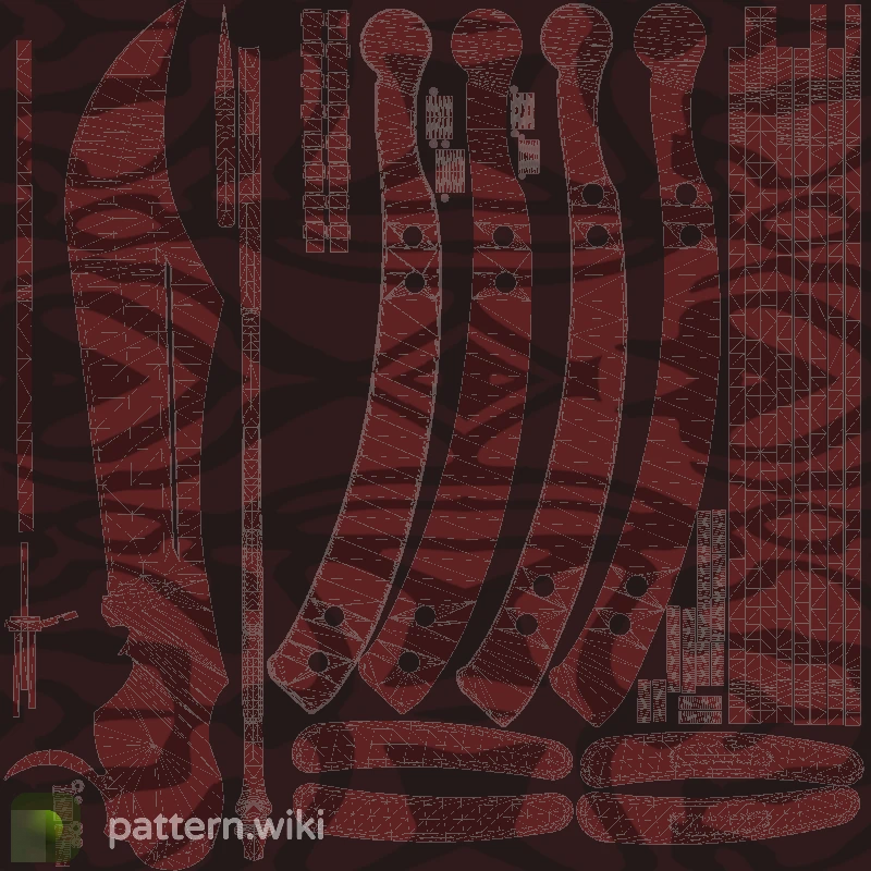 Butterfly Knife Slaughter seed 221 pattern template