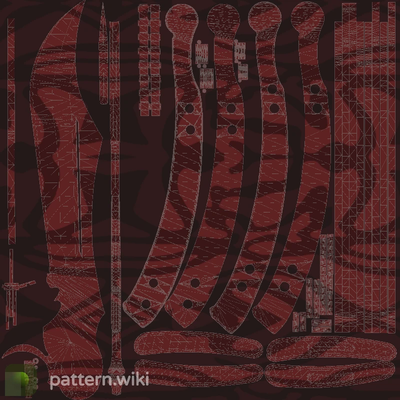 Butterfly Knife Slaughter seed 591 pattern template