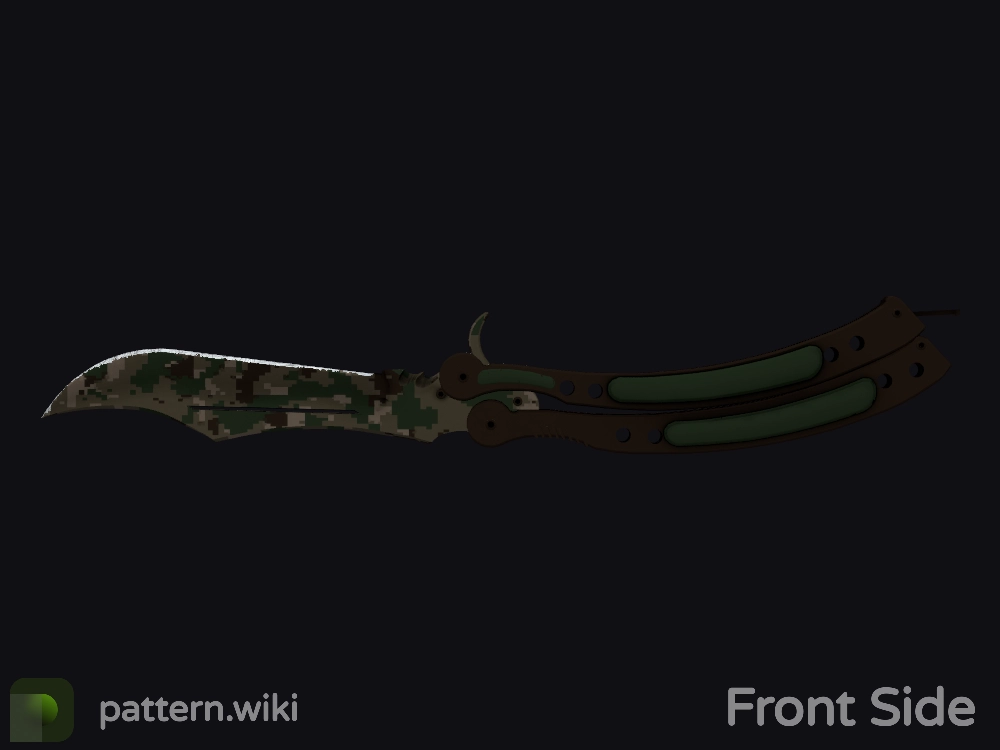 Butterfly Knife Forest DDPAT seed 43