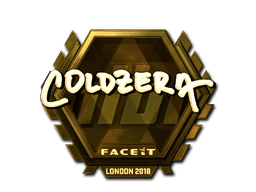 Sticker coldzera (Gold) | London 2018 preview