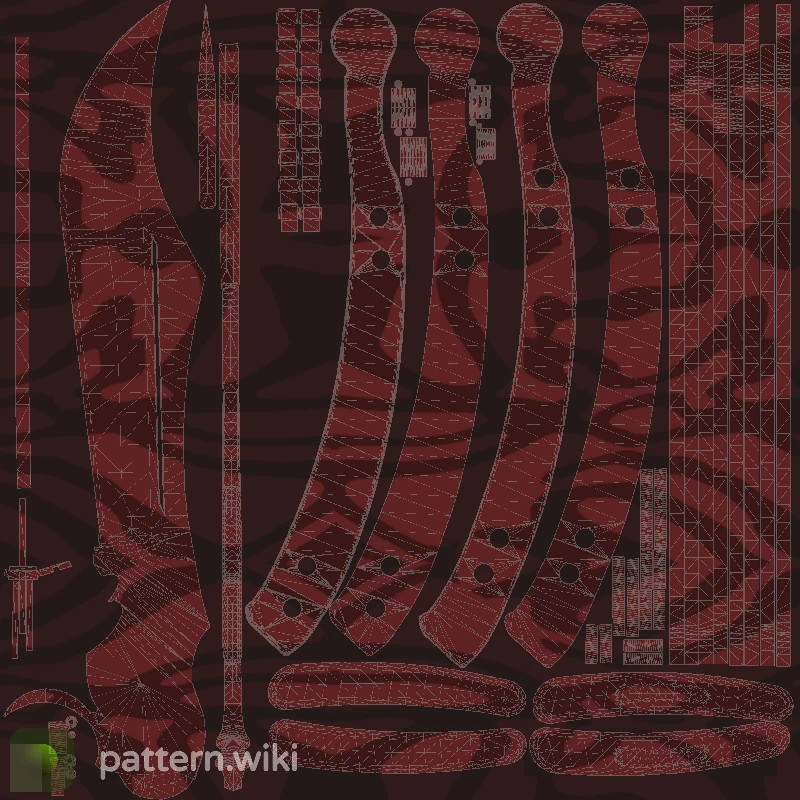 Butterfly Knife Slaughter seed 633 pattern template