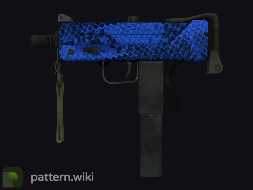 MAC-10 Lapis Gator seed 445