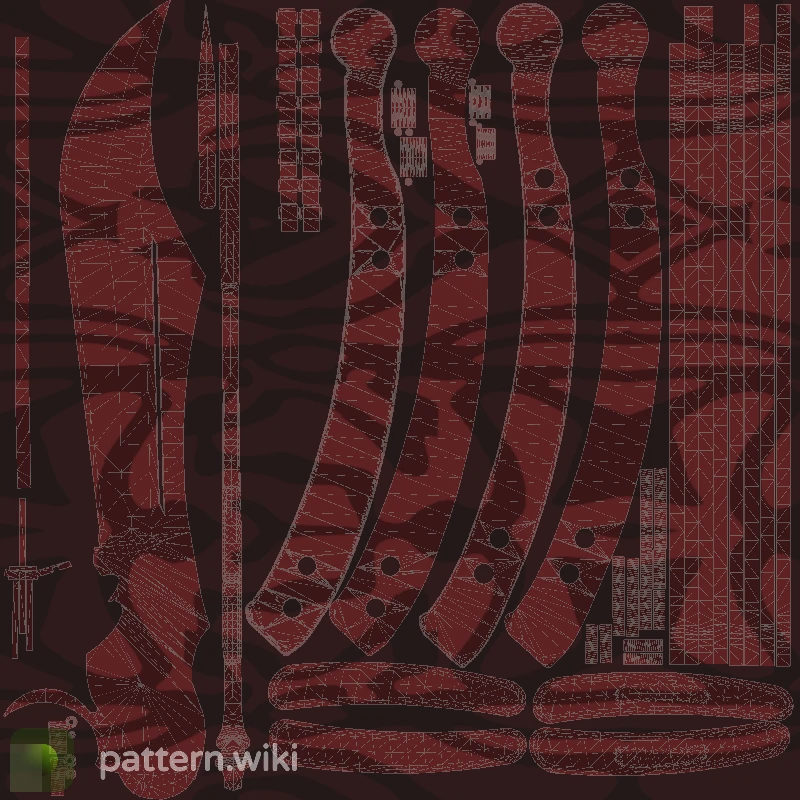 Butterfly Knife Slaughter seed 682 pattern template