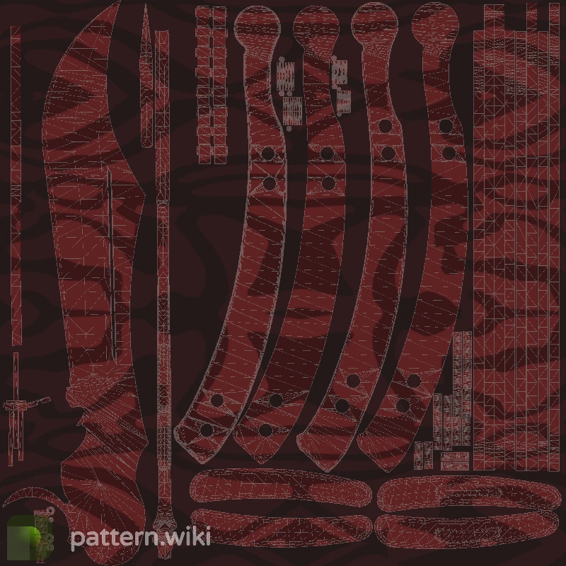 Butterfly Knife Slaughter seed 588 pattern template