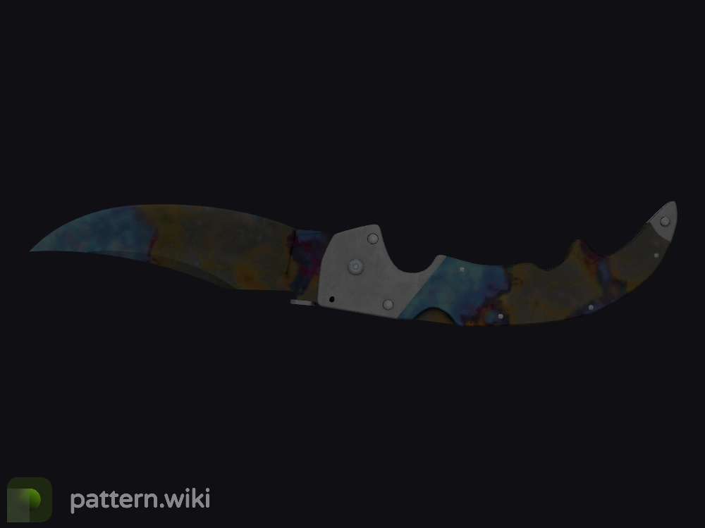 Falchion Knife Case Hardened seed 661