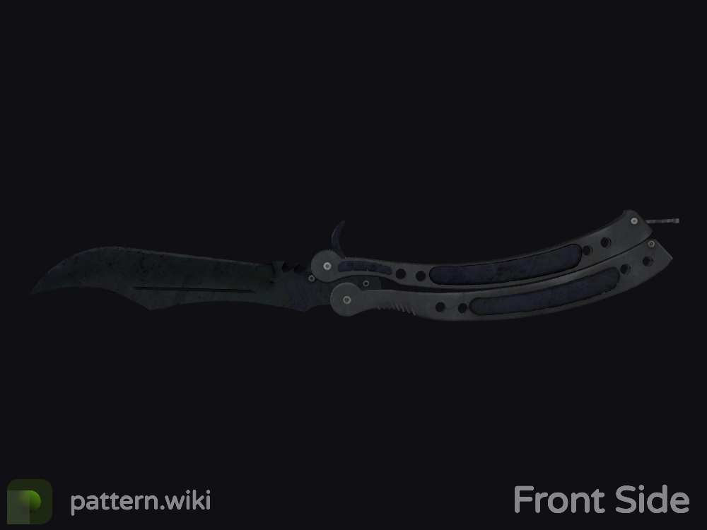 Butterfly Knife Blue Steel seed 602