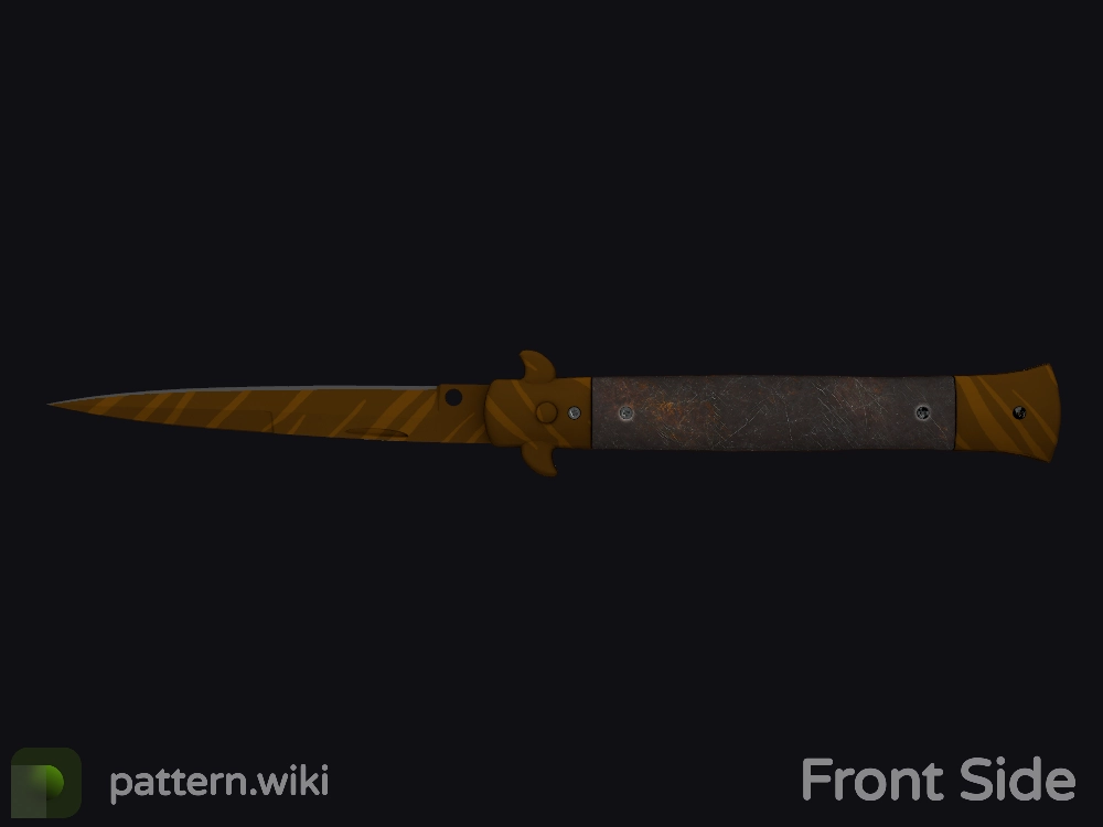 Stiletto Knife Tiger Tooth seed 496