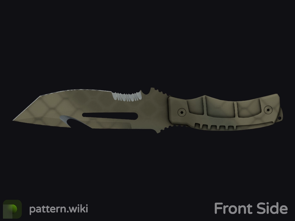 Survival Knife Safari Mesh seed 431