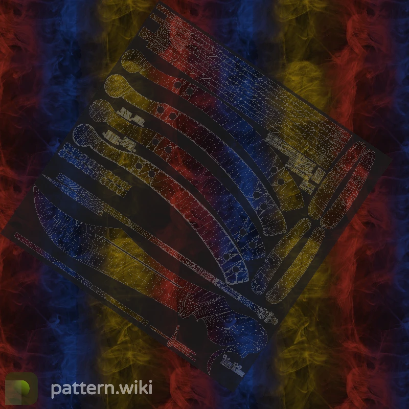 Butterfly Knife Marble Fade seed 298 pattern template