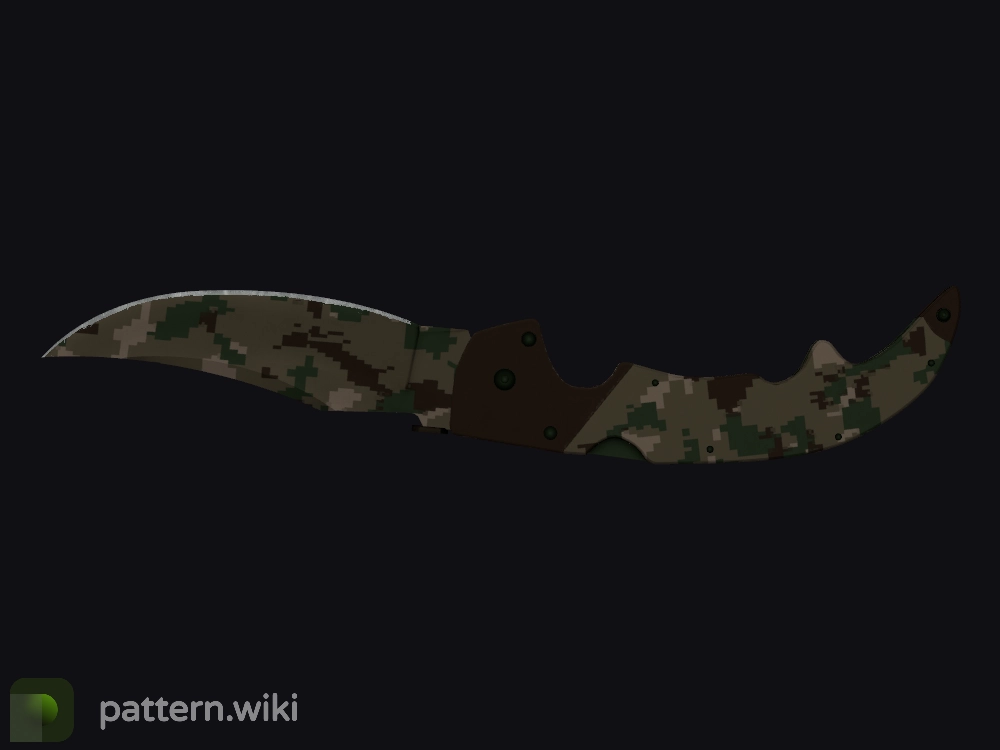 Falchion Knife Forest DDPAT seed 284