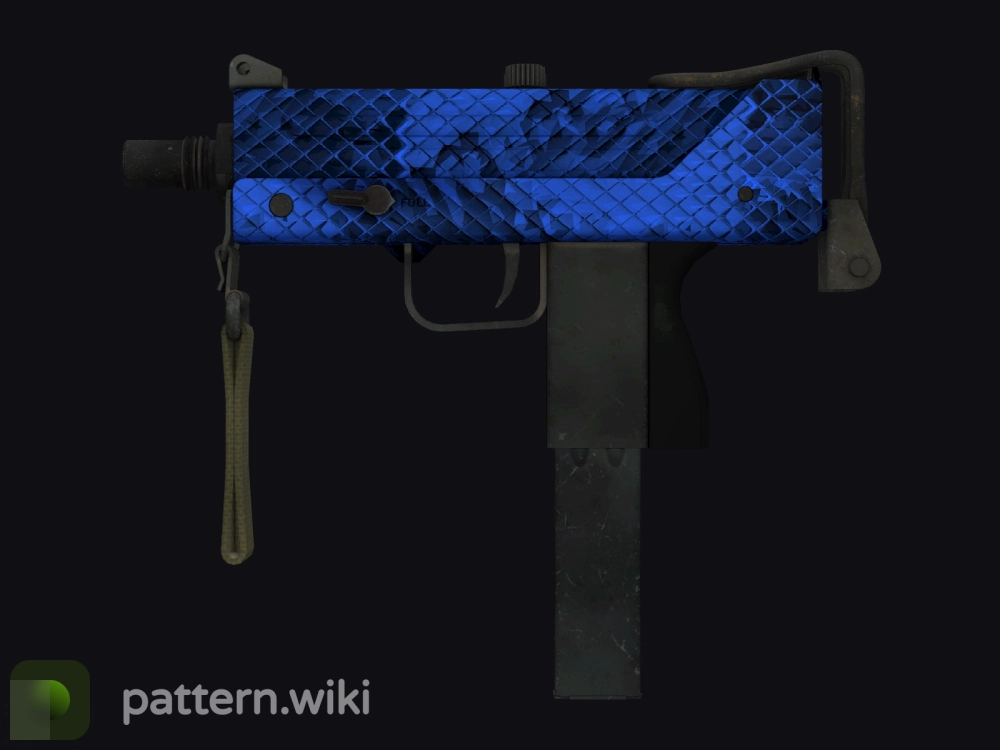 MAC-10 Lapis Gator seed 649