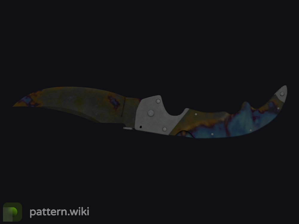 Falchion Knife Case Hardened seed 449