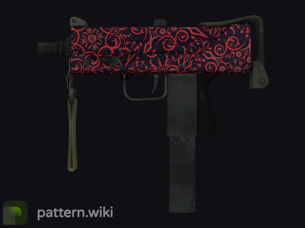 MAC-10 Red Filigree seed 32