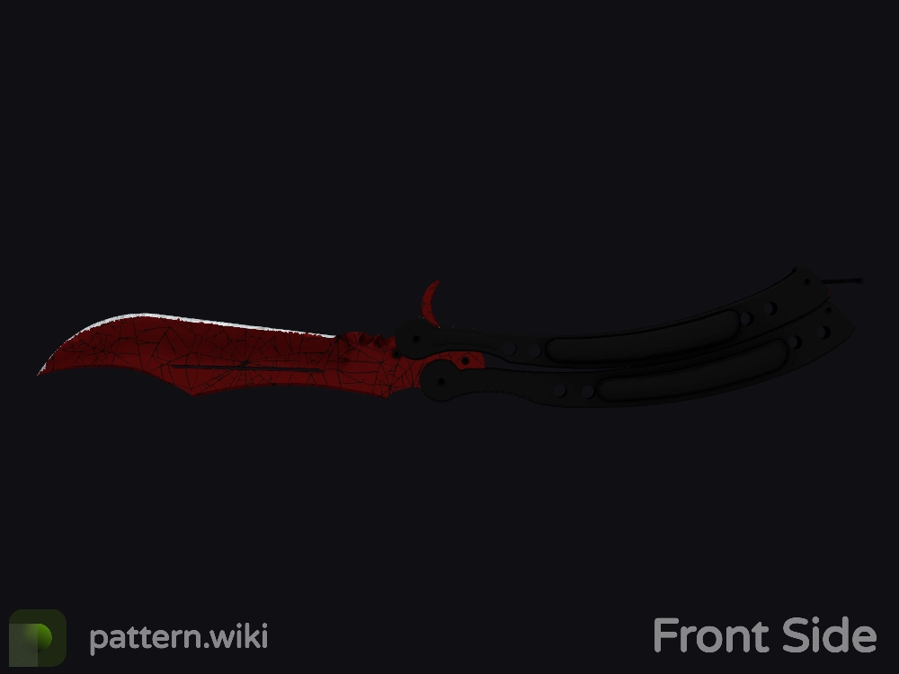 Butterfly Knife Crimson Web seed 45