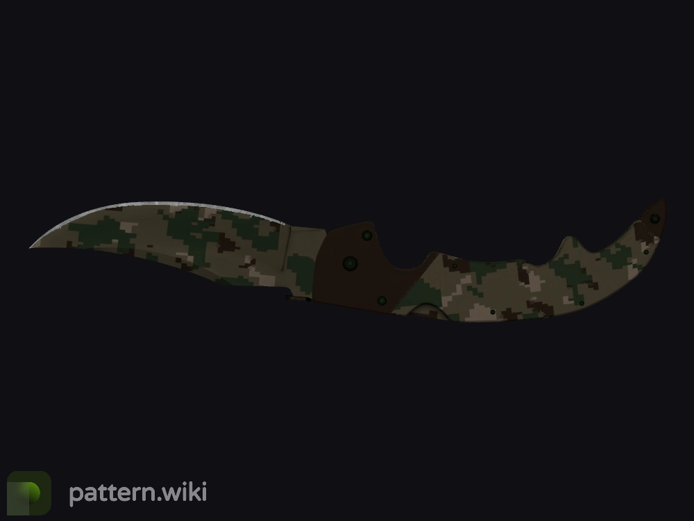 Falchion Knife Forest DDPAT seed 477