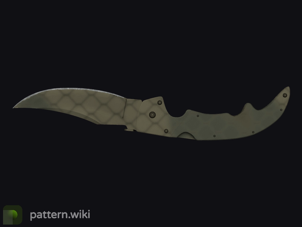 Falchion Knife Safari Mesh seed 354