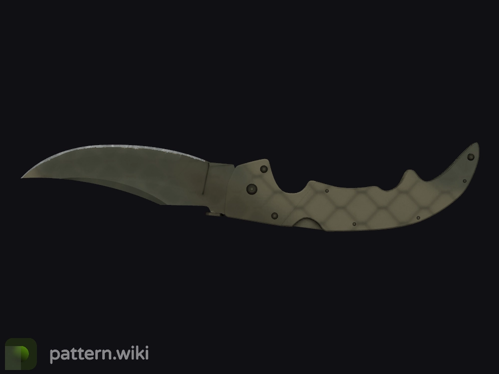 Falchion Knife Safari Mesh seed 496