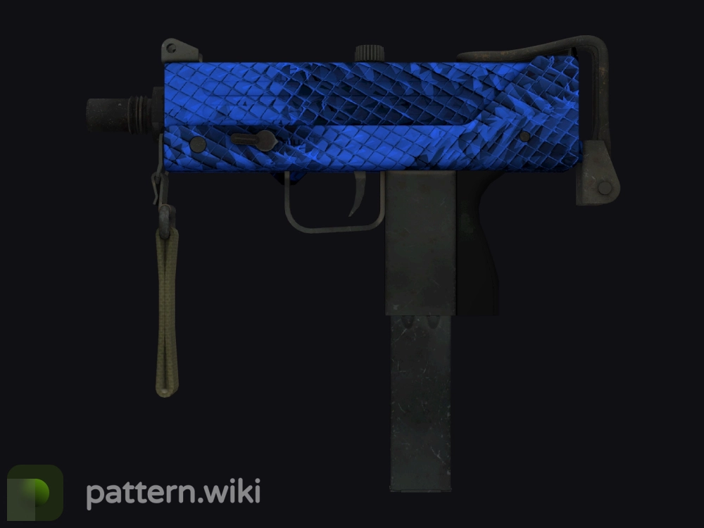 MAC-10 Lapis Gator seed 198