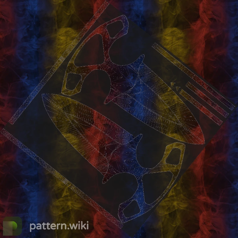 Shadow Daggers Marble Fade seed 751 pattern template