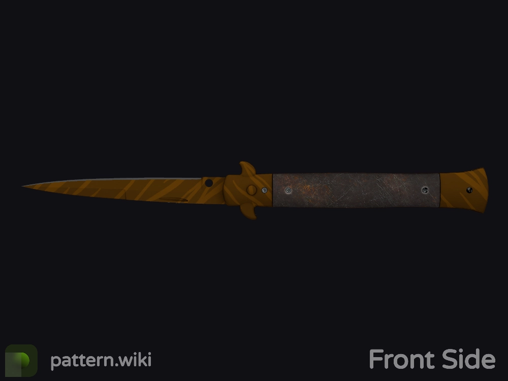 Stiletto Knife Tiger Tooth seed 843