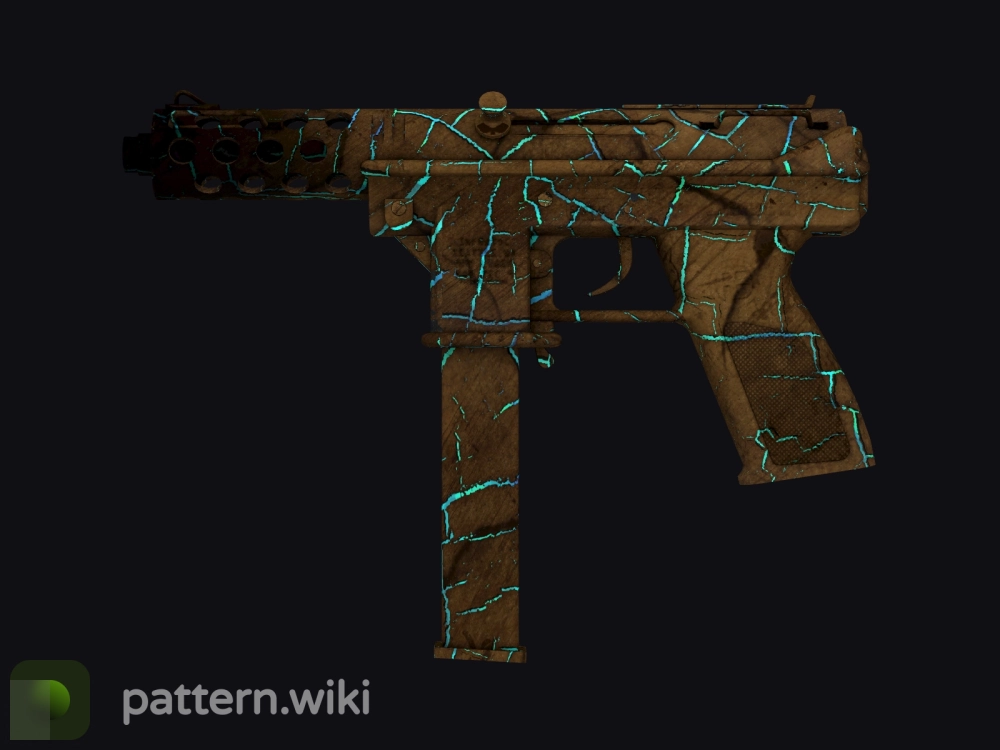 Tec-9 Cracked Opal seed 195