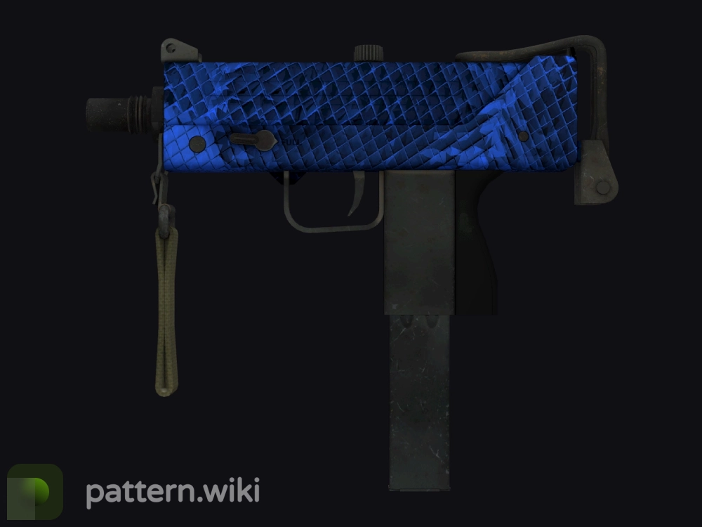 MAC-10 Lapis Gator seed 151