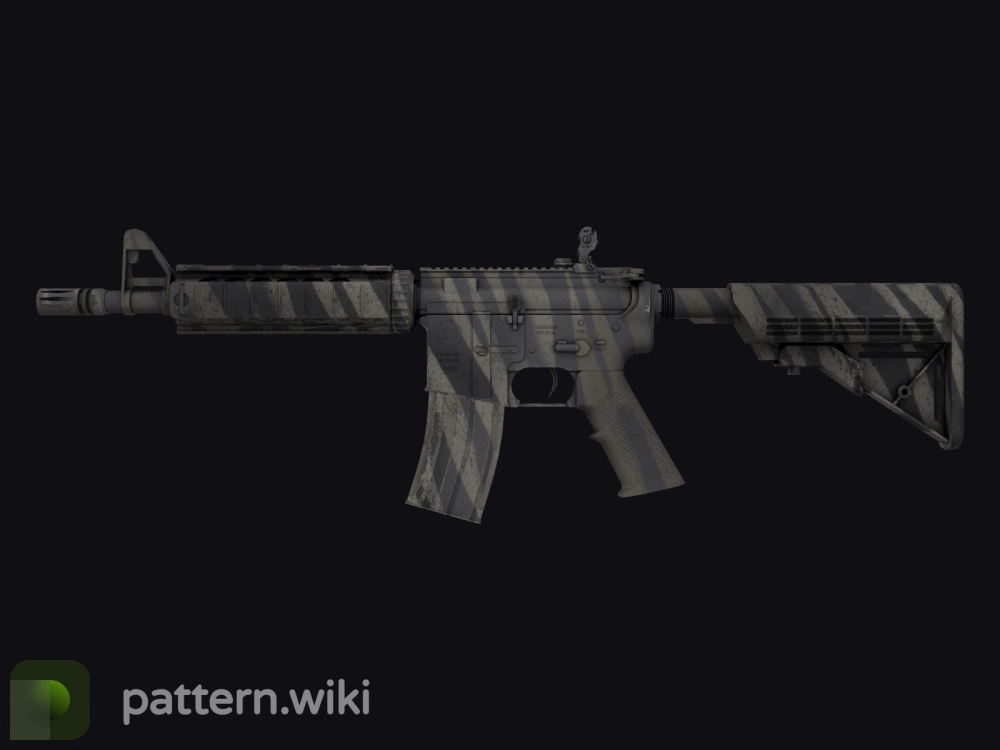 M4A4 Faded Zebra seed 990