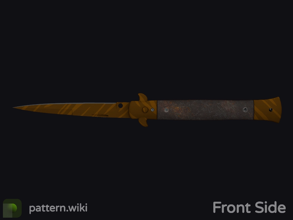 Stiletto Knife Tiger Tooth seed 802