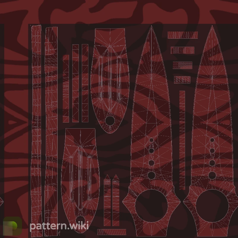 Skeleton Knife Slaughter seed 144 pattern template