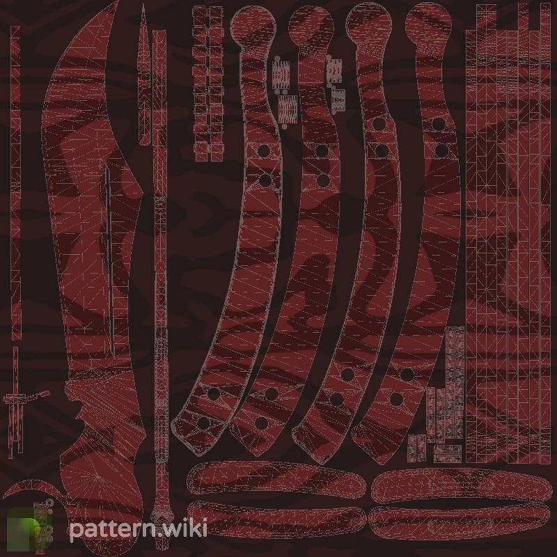 Butterfly Knife Slaughter seed 575 pattern template