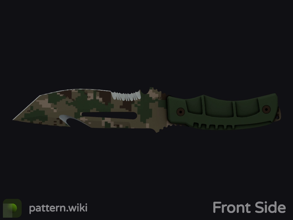 Survival Knife Forest DDPAT seed 142