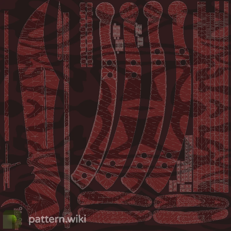 Butterfly Knife Slaughter seed 916 pattern template