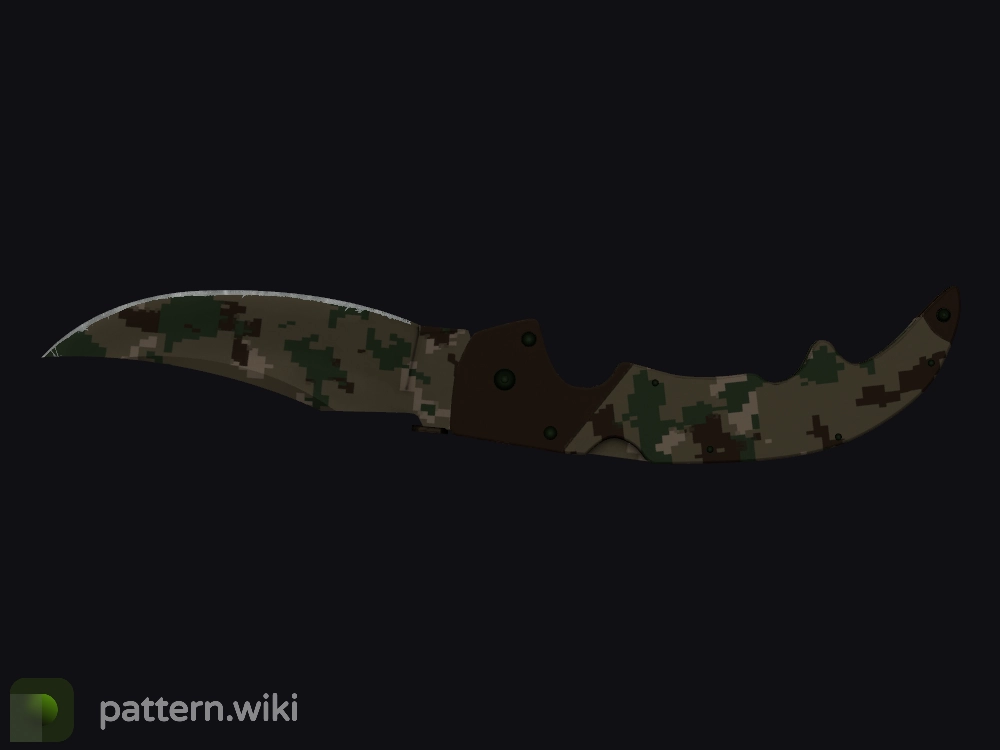 Falchion Knife Forest DDPAT seed 446