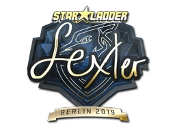 Sticker dexter (Gold) | Berlin 2019 preview