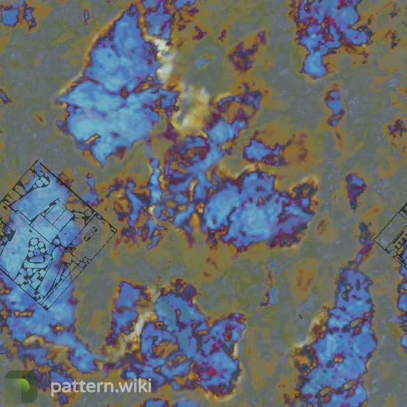 Five-SeveN Case Hardened seed 130 pattern template