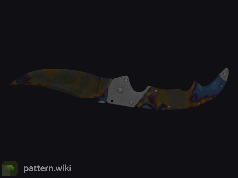 Falchion Knife Case Hardened seed 761