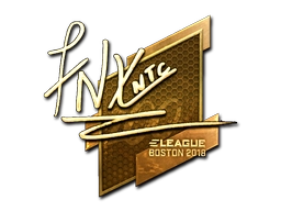 Sticker fnx (Gold) | Boston 2018 preview