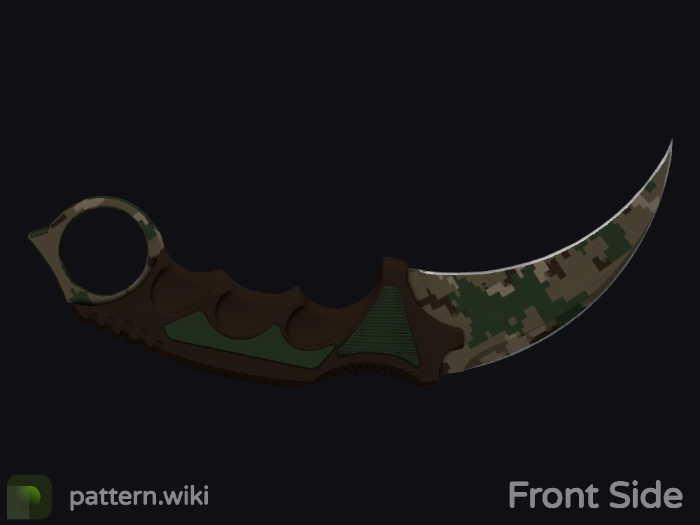 Karambit Forest DDPAT seed 821