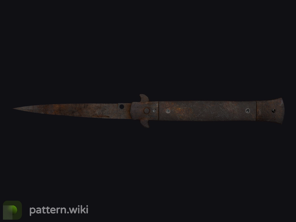 Stiletto Knife Rust Coat seed 997