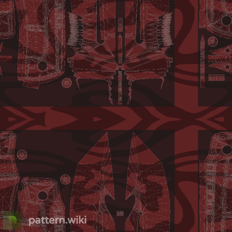 Survival Knife Slaughter seed 186 pattern template