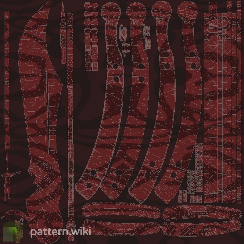 Butterfly Knife Slaughter seed 213 pattern template